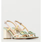 Twinset Blue Patent Leather Platform Sandals
