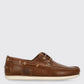 Barbour Brown Leather Slip-On Loafers