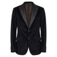 Roberto Pepe Luxury Black Cotton Men Jacket