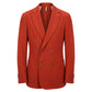 Roberto Pepe Luxury Red Polyester Men Jacket