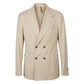 Roberto Pepe Luxury Beige Viscose Men Jacket