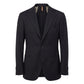 Roberto Pepe Luxury Black Polyester Men Jacket