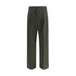Laneus Bicolor Wool Oves Aries Casual Pants