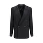 Fendi Black Wool Oves Aries Blazer
