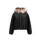 Moose Knuckles Black Lambskin Leather Jacket