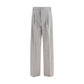 Laneus Gray Wool Oves Aries Casual Pants
