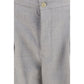 Laneus Gray Wool Oves Aries Casual Pants