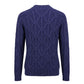 Malo Blue Cotton Men Sweater