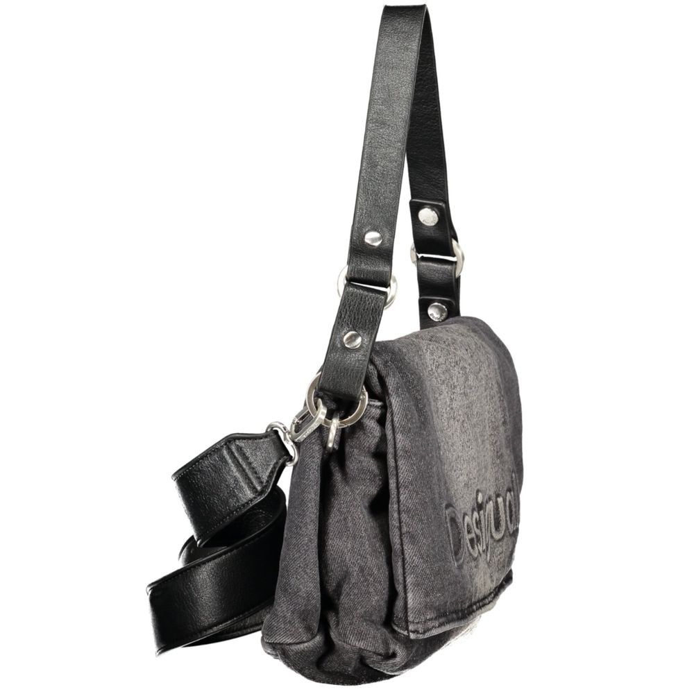Desigual Black Cotton Handbag