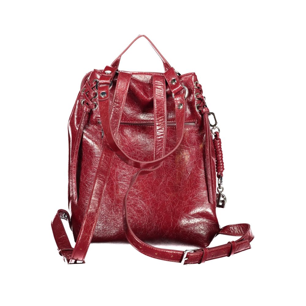 Desigual Red Polyethylene Backpack