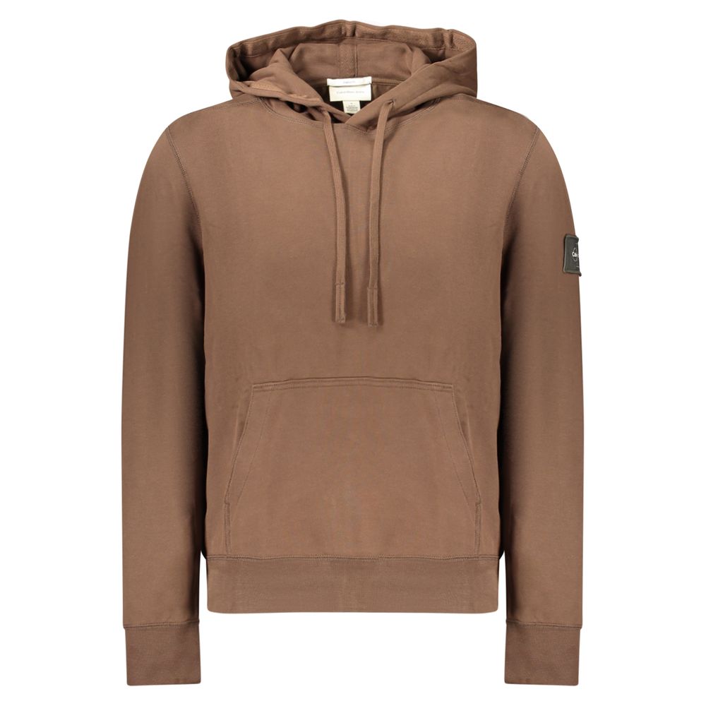 Calvin Klein Brown Cotton Men's Sweatshirt