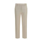 Brunello Cucinelli Beige Cotton Dress Pants