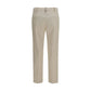 Brunello Cucinelli Beige Cotton Dress Pants