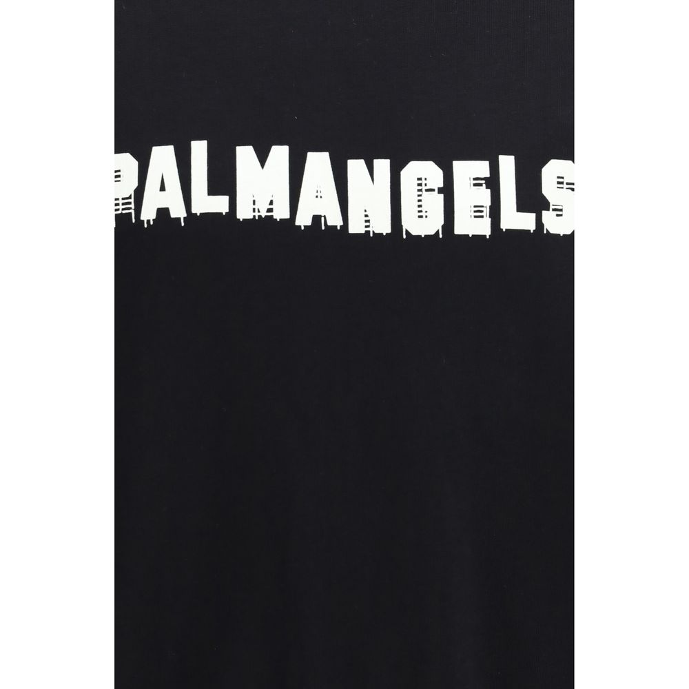 Palm Angels Black Cotton Sweatshirt