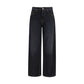 Palm Angels Black Cotton Jeans Denim