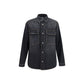 Palm Angels Blue Denim Shirt