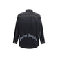 Palm Angels Blue Denim Shirt