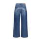 Palm Angels Blue Cotton Jeans Denim