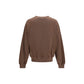 Palm Angels Brown Cotton Sweatshirt