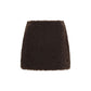 Moncler Brown Polyester Mini Skirt