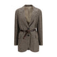 Brunello Cucinelli Beige Wool Oves Aries Blazer