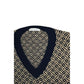 Malo Blue Cotton Men Sweater