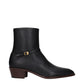 Valentino Garavani Black Leather Ankle Boots