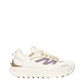 Moncler White Fabric Athletic Sneakers