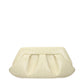 THEMOIRè Beige Leather Clutch Bag