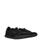 Jil Sander Black Fabric Sneakers