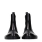Jil Sander Black Leather Ankle Boots