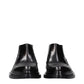 Jil Sander Black Leather Ankle Boots