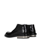 Jil Sander Black Leather Ankle Boots