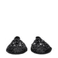 Alaïa Black Leather Ballet Flats