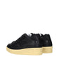 Jil Sander Black Leather Low Top Sneakers