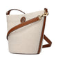 Tory Burch Beige Fabric Crossbody Bag