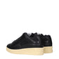 Jil Sander Black Leather Low Top Sneakers