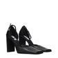 Alaïa Black Leather High Heel Pumps