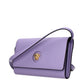 Versace Purple Leather Clutch Bag