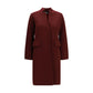 Ella Bordeaux Wool Oves Aries Coat