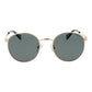 Polaroid Gold Metal Sunglasses