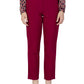 Vila Clothes Bordeaux Polyester Dress Pants