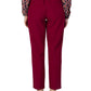 Vila Clothes Bordeaux Polyester Dress Pants