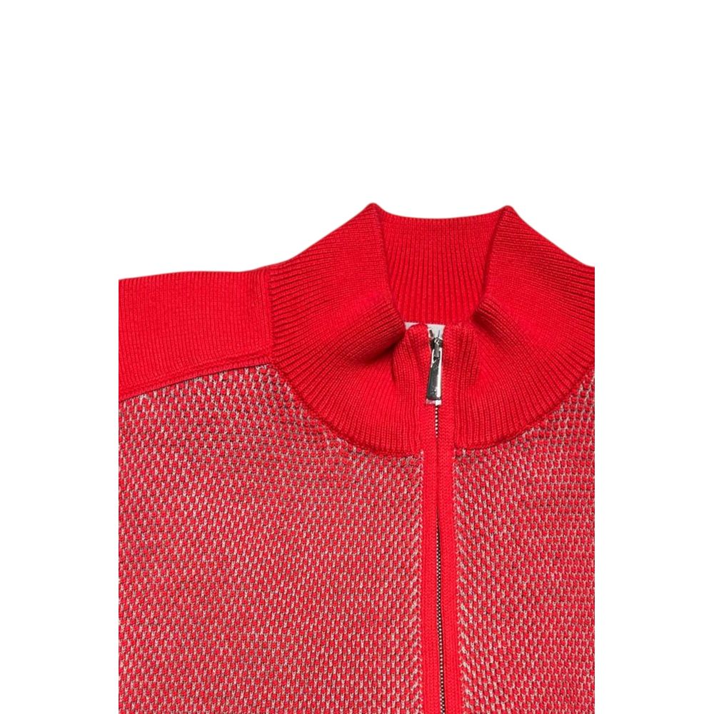 Malo Red Cotton Men Sweater