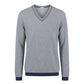 Malo Blue Cotton Men Sweater