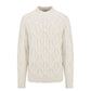 Malo White Cotton Men's Sweater