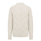 Malo White Cotton Men's Sweater