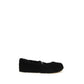 Moon Boot Black Fur Ballet Flats