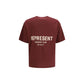Represent Bordeaux Cotton T-Shirt