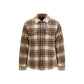 Woolrich Brown Wool Oves Aries Full-Length Jacket